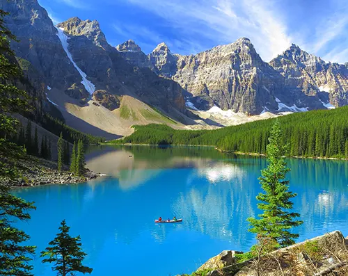 Granite summits piercing the clouds